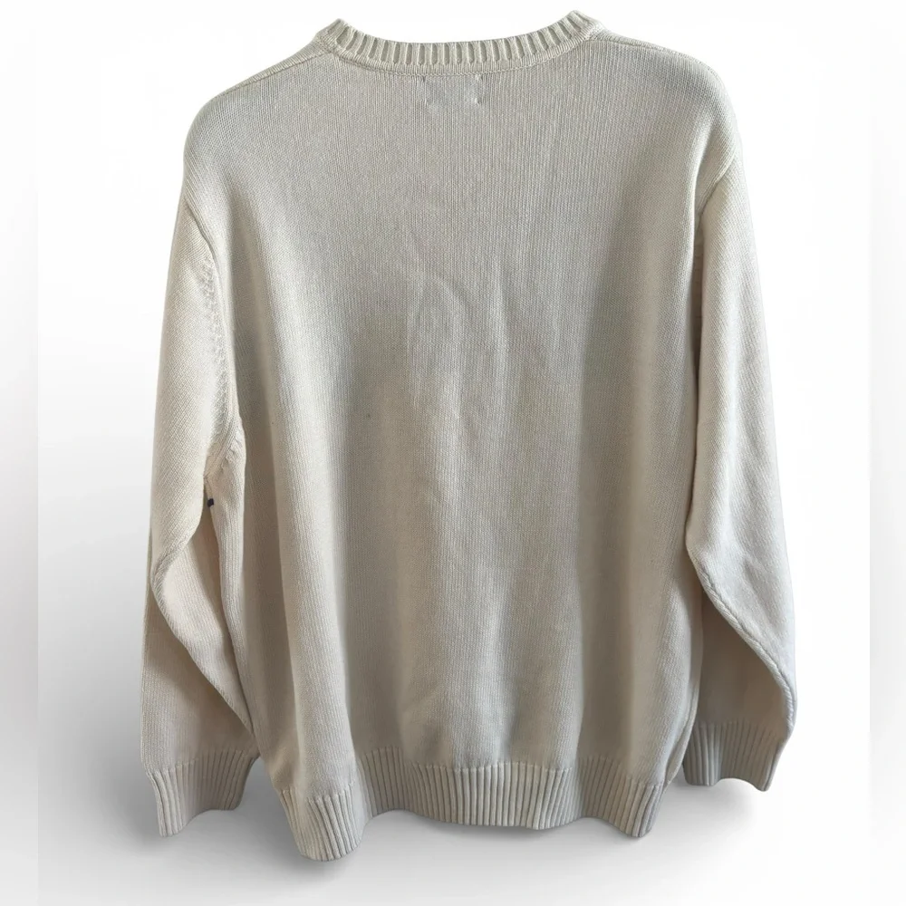 Vintage Alexander Julian Colours Cotton Grandpa Stripe Sweater Men’s Size 2XL